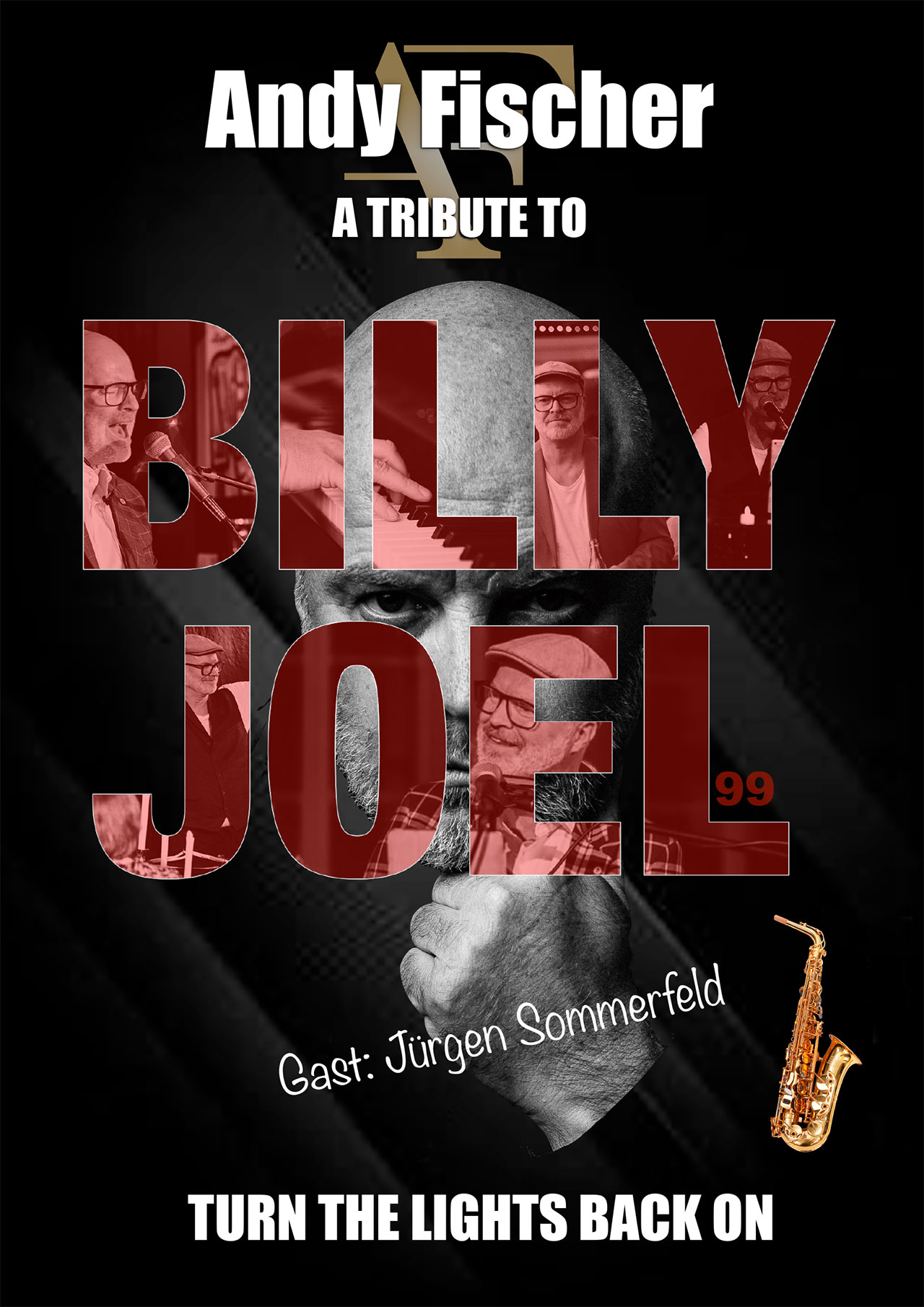 Billy Joel Plakat Duo