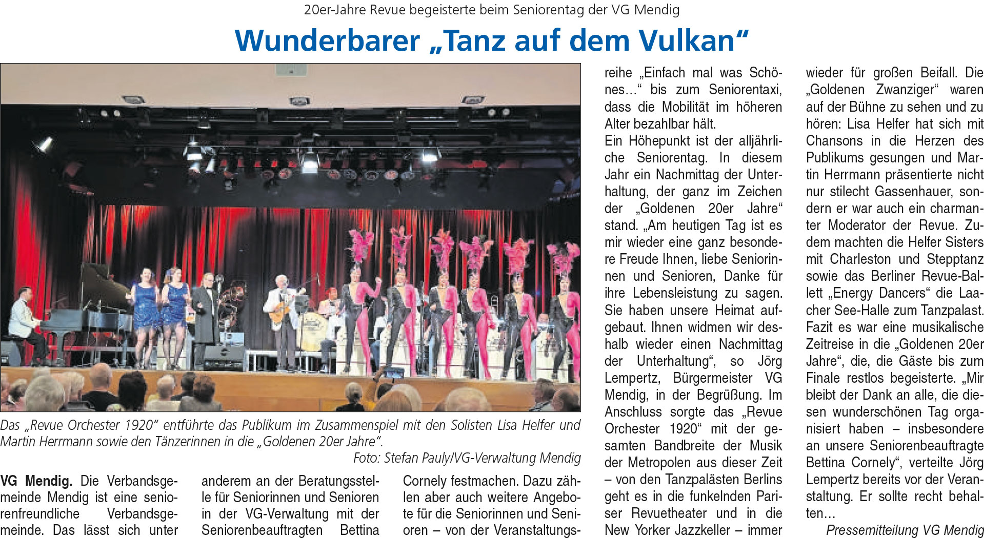 Mendig 10 2025 Seniorentag