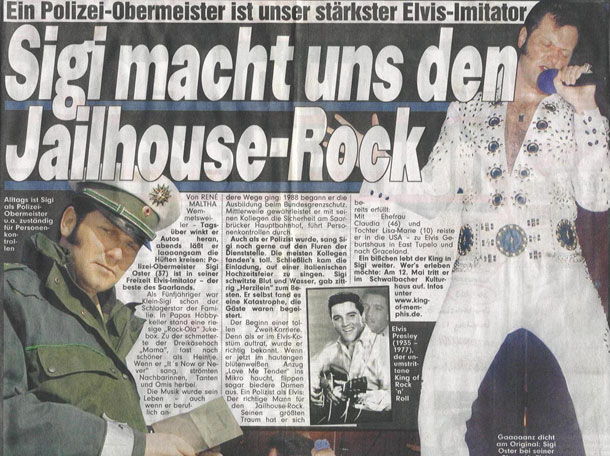 Sigi Oster - Elvis-Show